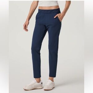 Women’s Vuori Blue Straight-Leg Miles Ankle Pants Size Large